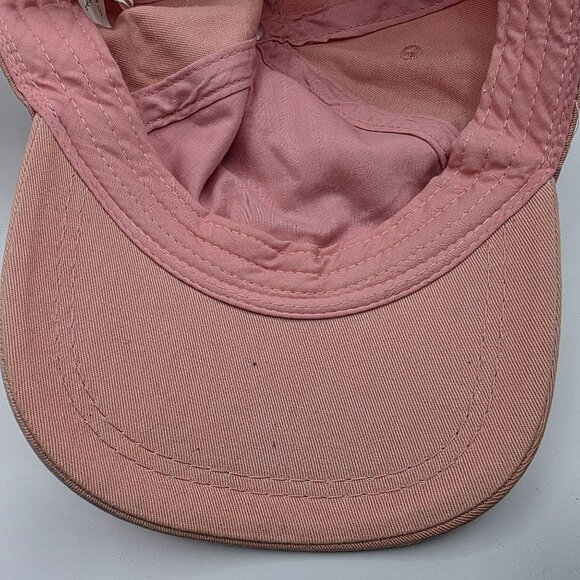 Roxy Next Level Womens Pink Palm Tree Baseball Cap Casual Embroidered Hat - Picture 8 of 9